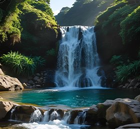 waterfall cortez
